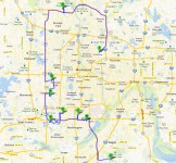 Visits to the nine most promising front lawn locations around the Twin Cities