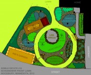 proposed layout of Edible Estate #15: Twin Cities