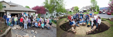 the Saturday and Sunday morning EE 15 garden volunteer crews