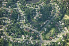 over the Twin Cities suburbs