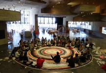 'The Possible' artists meeting on the rug