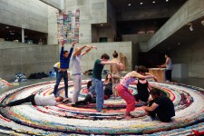 a moment in a movement activity on the rug