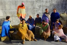 Leif, Gautam, Luke, Felix, Ben, Travis, Keenan, Owen, and David looking like they just wandered out of the Mendocino woods