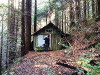 first entering of Whitman cabin #10